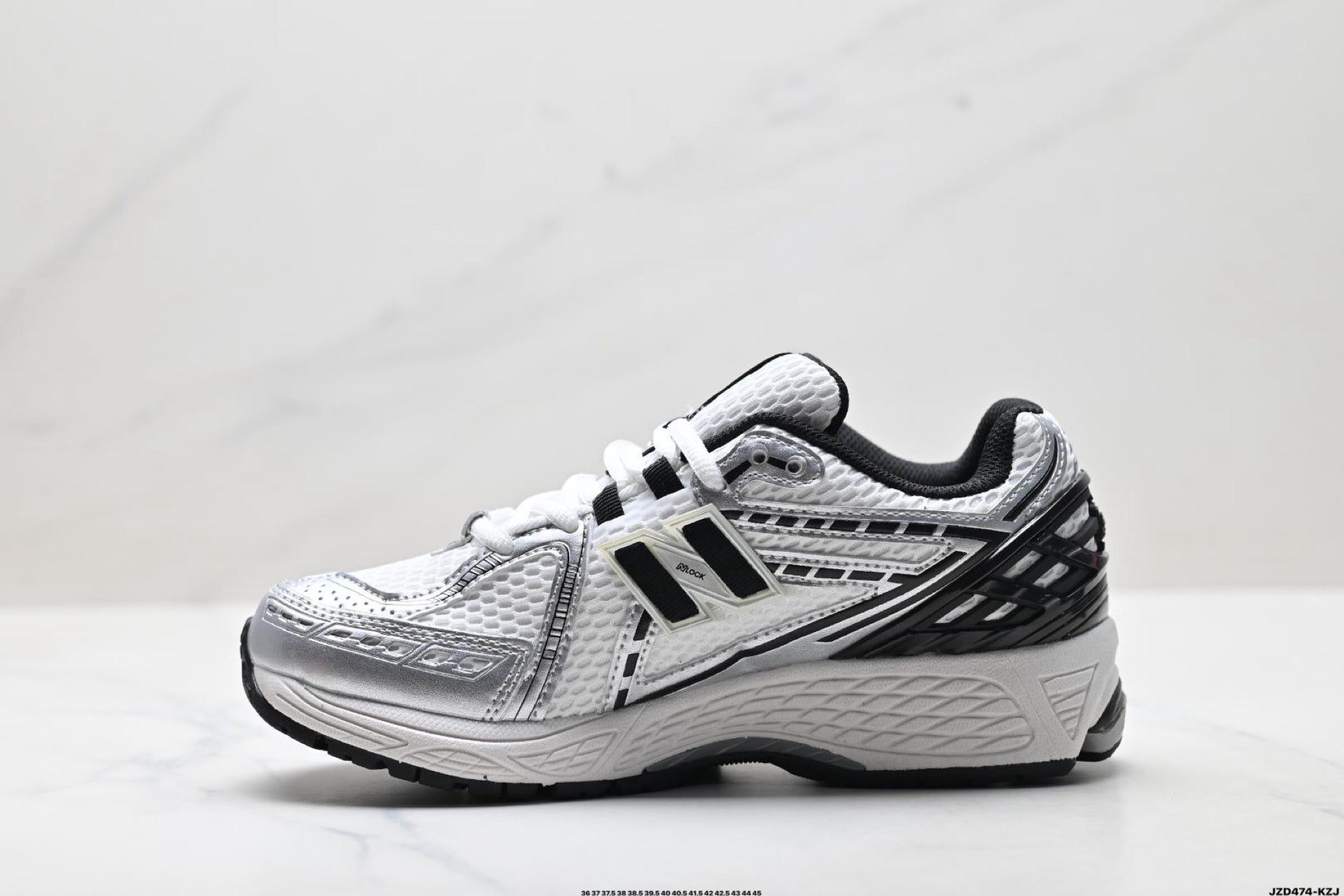 Authentic New Balance M1906 sneakers, silver and white stylish mesh men's shoes, women's shoes, couple style.