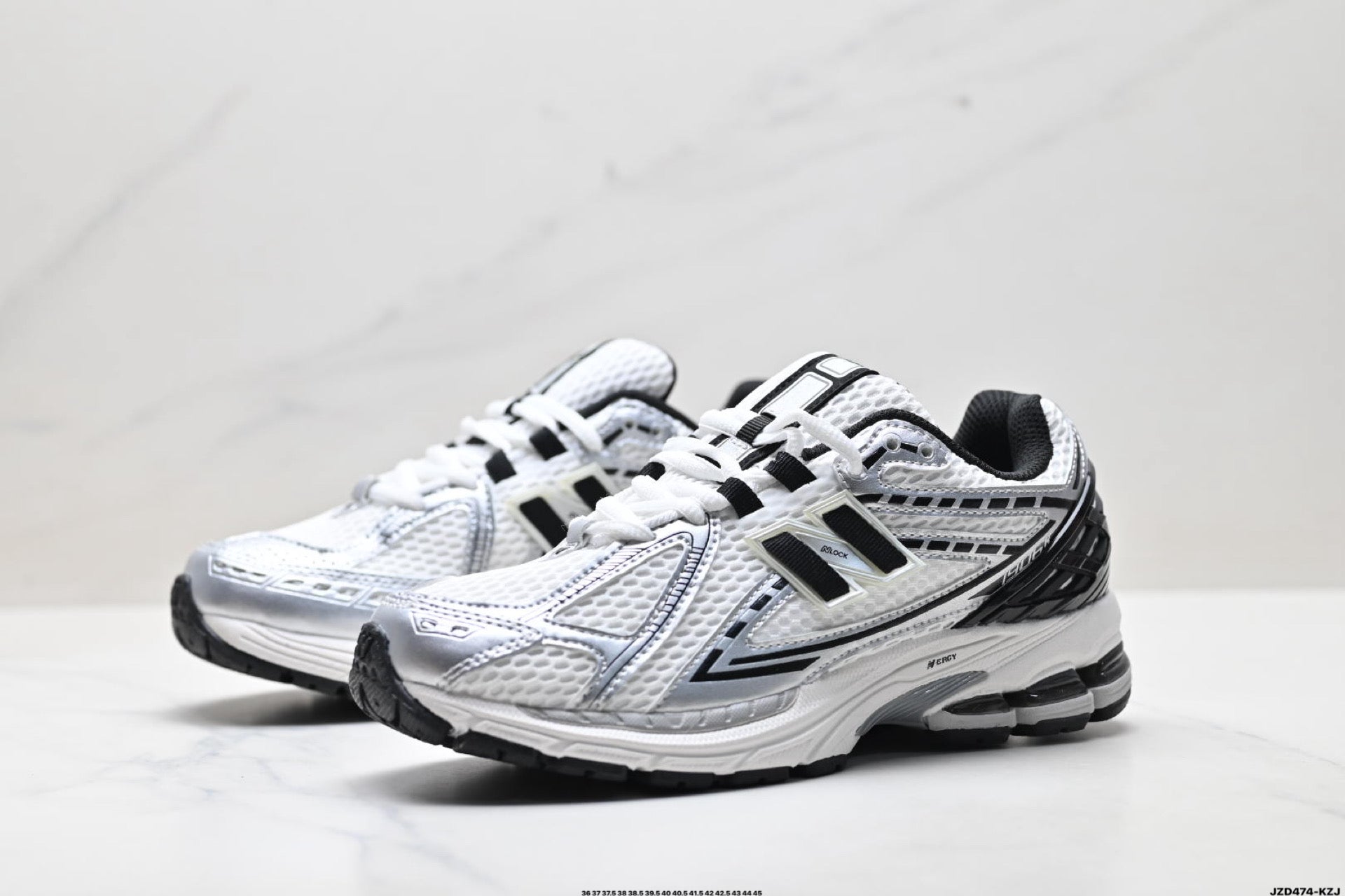 Authentic New Balance M1906 sneakers, silver and white stylish mesh men's shoes, women's shoes, couple style.