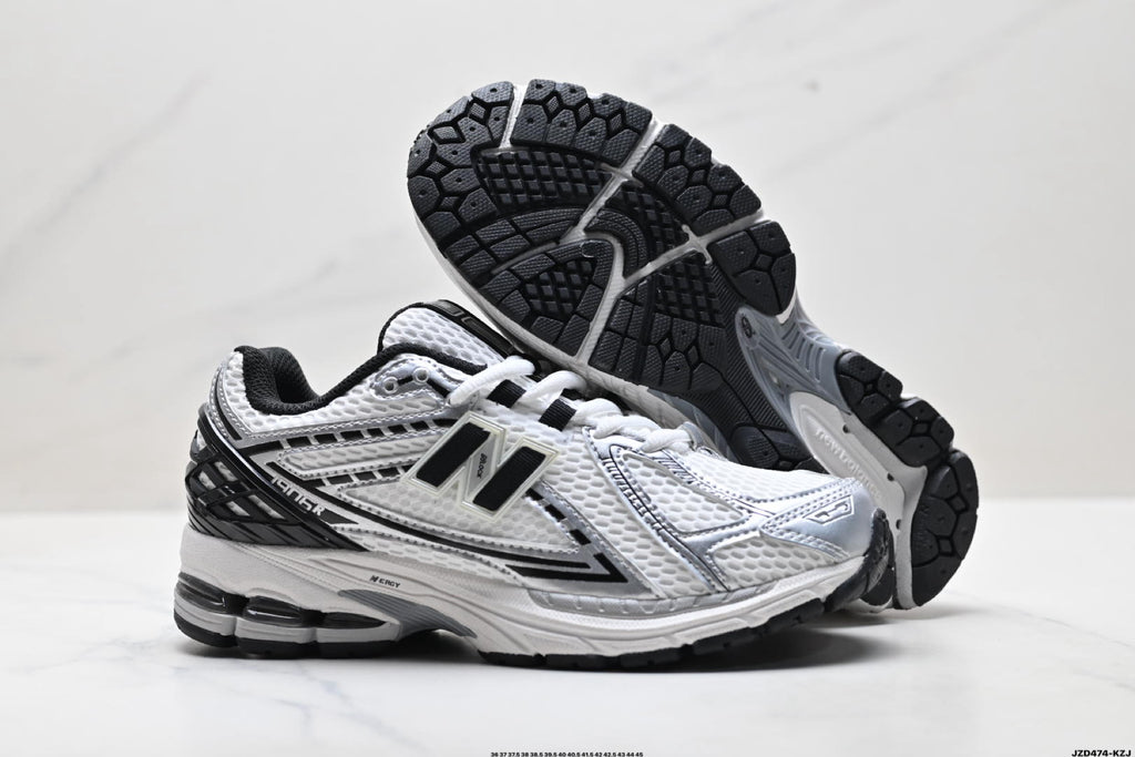 Authentic New Balance M1906 sneakers, silver and white stylish mesh men's shoes, women's shoes, couple style.