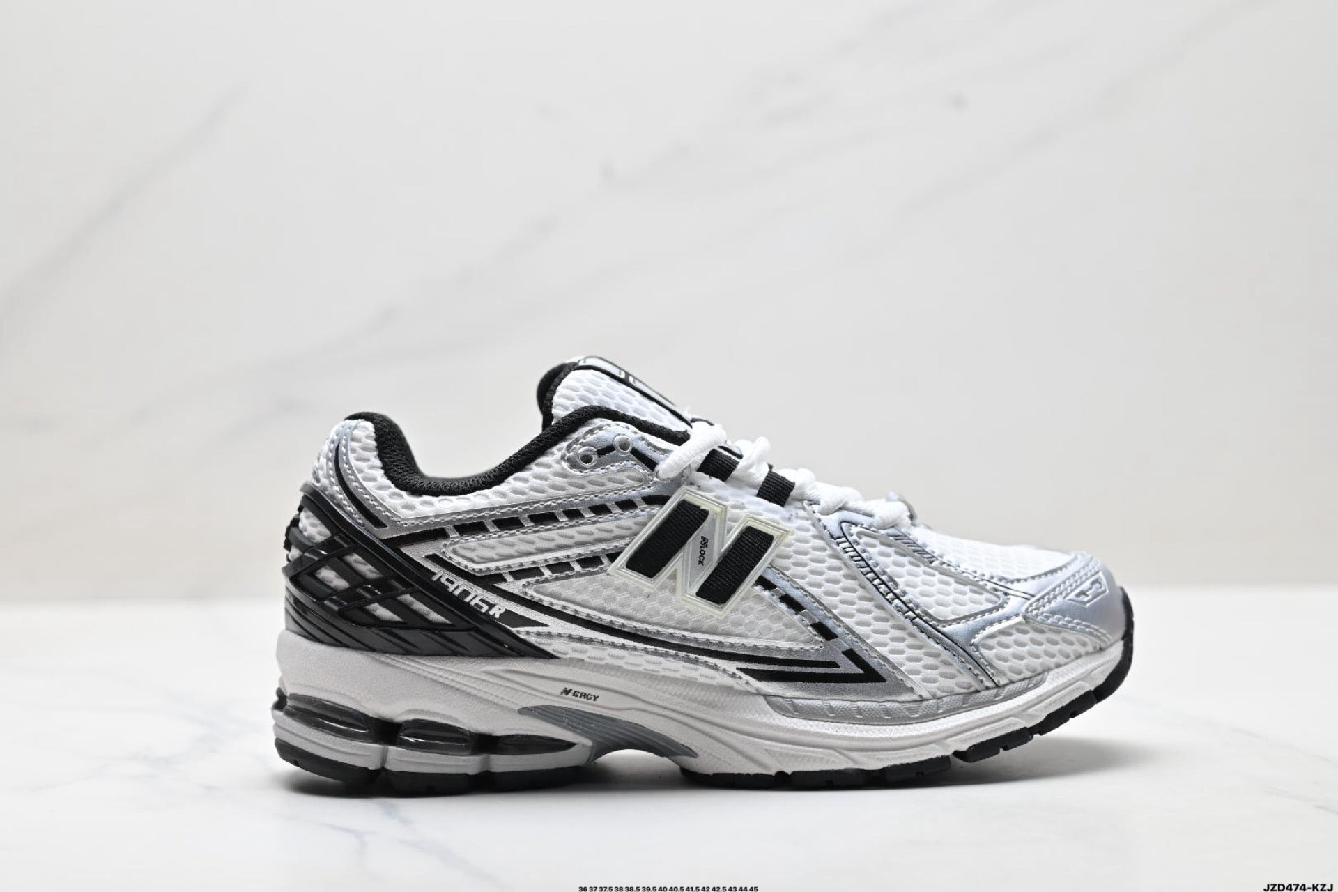Authentic New Balance M1906 sneakers, silver and white stylish mesh men's shoes, women's shoes, couple style.