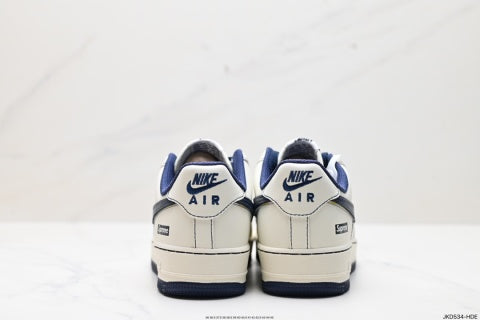 Nike Air Force 1 Low Supreme Collaboration Sneakers Anti-slip basketball shoes for men and women