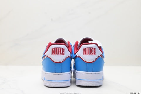 Nike Air Force 1 Doraemon Collaboration Sneakers Anti-slip basketball shoes for men and women