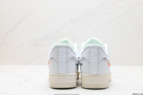 Nike Air Force 1 OFF-WHITE Collaboration Sneakers  Anti-slip basketball shoes for men and women