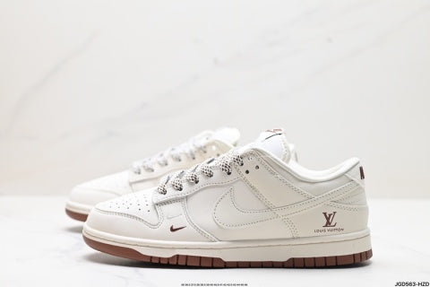Nike Air Jordan 1 Low LV Collaboration sneakers Men's and women's shoes, casual sports shoes