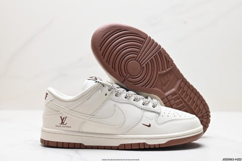 Nike Air Jordan 1 Low LV Collaboration sneakers Men's and women's shoes, casual sports shoes
