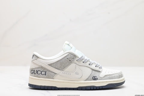 Nike and Gucci collaboration basketball shoes Comfortable casual sneakers for men and women