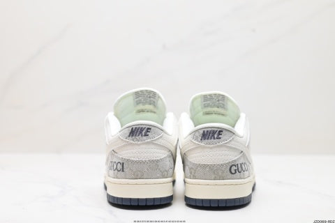 Nike and Gucci collaboration basketball shoes Comfortable casual sneakers for men and women