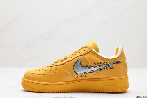 Nike Air Force 1 OFF-WHITE collaboration basketball shoes Comfortable casual sneakers for men and women