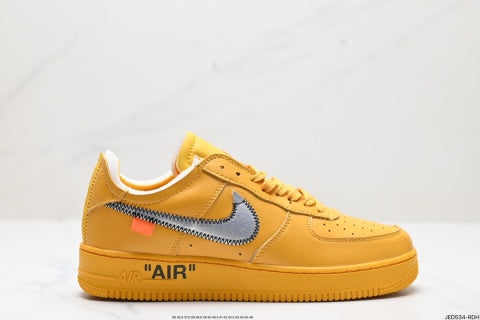 Nike Air Force 1 OFF-WHITE collaboration basketball shoes Comfortable casual sneakers for men and women