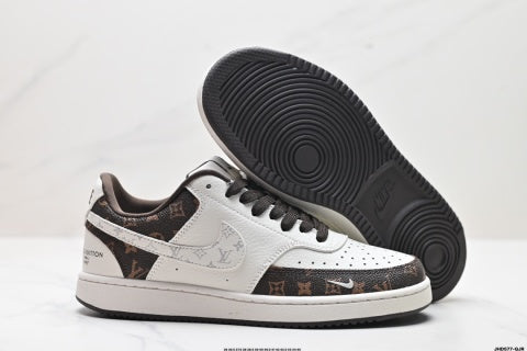 NIKE LV collaboration sneakers Men's and women's low-top sneakers