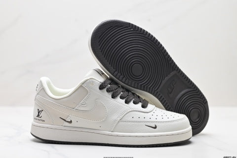 NIKE COURT Louis Vuitton Collaboration Sneakers Non-slip basketball shoes for men and women, versatile.