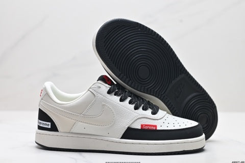 NIKE Supreme collaboration basketball shoes Men's and women's shoes, couple style, summer sports shoes
