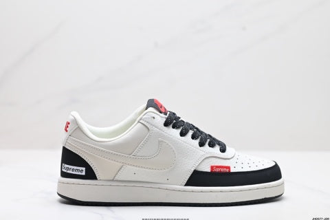 NIKE Supreme collaboration basketball shoes Men's and women's shoes, couple style, summer sports shoes