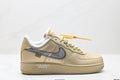 Nike Air Force 1 OFF-WHITE Collaboration Sneakers  Breathable and non-slip basketball shoes for men