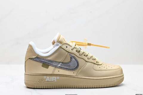 Nike Air Force 1 OFF-WHITE Collaboration Sneakers  Breathable and non-slip basketball shoes for men