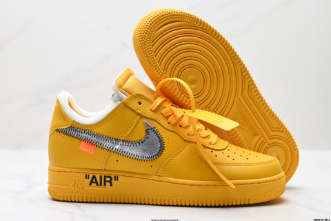 Nike Air Force 1 OFF-WHITE Collaboration Sneakers New running shoes and shock-absorbing basketball shoes