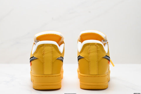 Nike Air Force 1 OFF-WHITE Collaboration Sneakers New running shoes and shock-absorbing basketball shoes