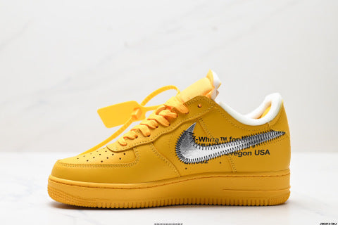 Nike Air Force 1 OFF-WHITE Collaboration Sneakers New running shoes and shock-absorbing basketball shoes