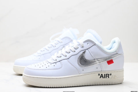 Nike Air Force 1 OFF-WHITE Collaboration Sneakers New shock-absorbing basketball shoes for men