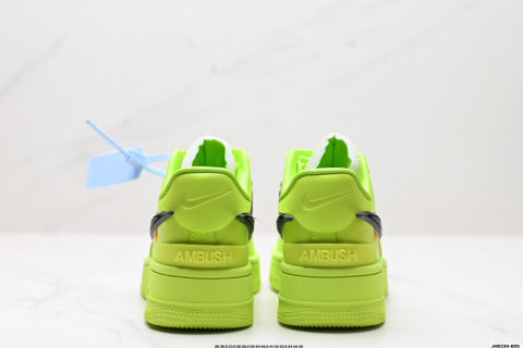 Nike Air Force 1 OFF-WHITE Collaboration Sneakers Anti-slip basketball shoes for men and women