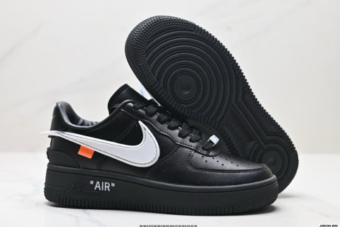 Nike Air Force 1 OFF-WHITE collaboration basketball shoes Summer athletic shoes, comfortable men's and women's shoes