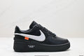 Nike Air Force 1 OFF-WHITE collaboration basketball shoes Summer athletic shoes, comfortable men's and women's shoes