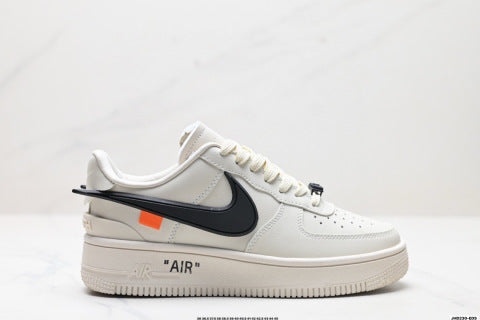 Nike Air Force 1 OFF-WHITE collaboration basketball shoes Versatile casual athletic shoes for men and women