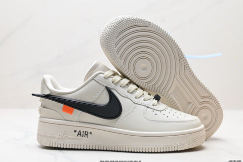Nike Air Force 1 OFF-WHITE collaboration basketball shoes Versatile casual athletic shoes for men and women