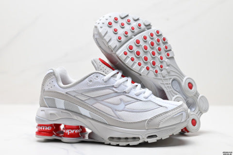 Supreme x Nike Shox Ride 2 Collaboration Sneakers  Running, shock absorption, and anti-slip basketball shoes for men and women