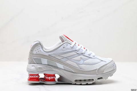 Supreme x Nike Shox Ride 2 Collaboration Sneakers  Running, shock absorption, and anti-slip basketball shoes for men and women