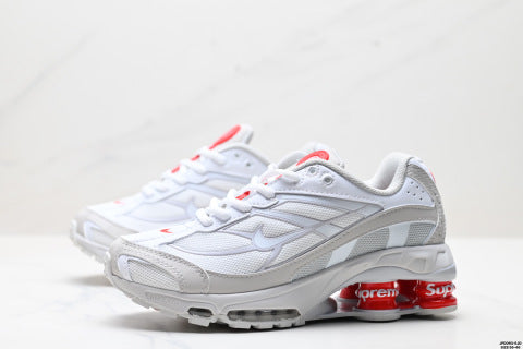 Supreme x Nike Shox Ride 2 Collaboration Sneakers  Running, shock absorption, and anti-slip basketball shoes for men and women