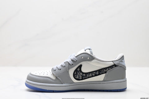 Nike Air Jordan 1 *Dior Collaboration Sneakers Comfortable casual sports shoes for men and women