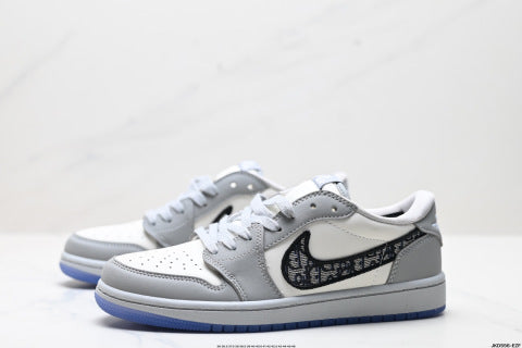 Nike Air Jordan 1 *Dior Collaboration Sneakers Comfortable casual sports shoes for men and women