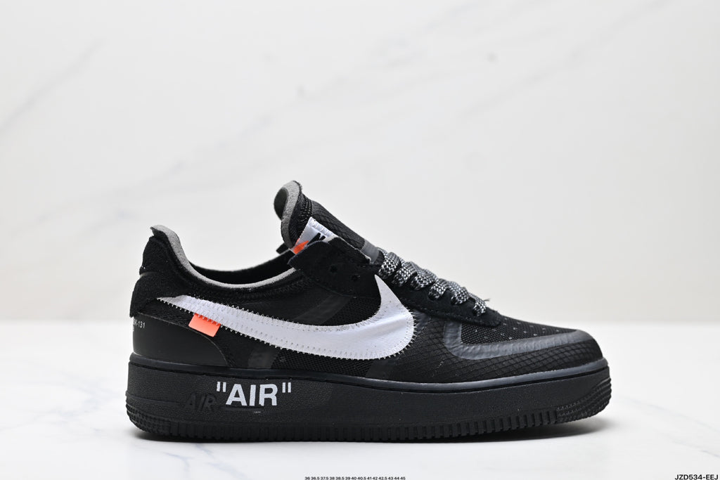Nike Air Force 1 OW OFF-WHITE Collaboration Sneakers Comfortable casual basketball shoes for men and women