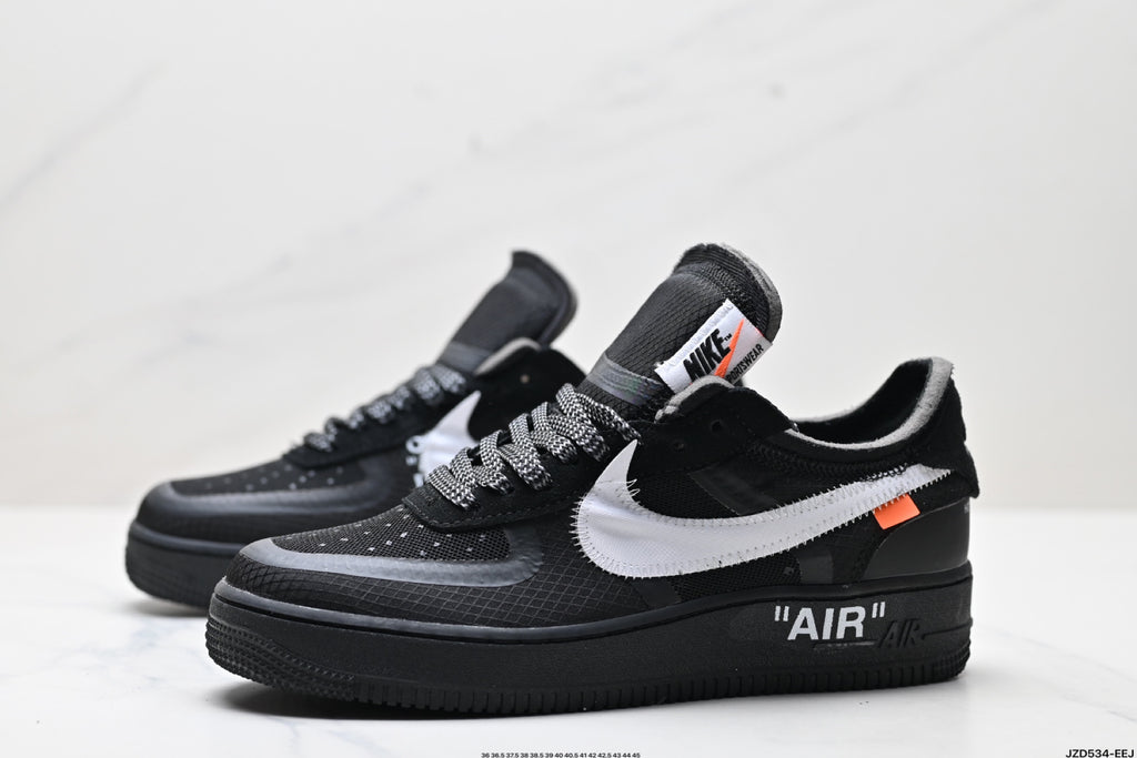Nike Air Force 1 OW OFF-WHITE Collaboration Sneakers Comfortable casual basketball shoes for men and women