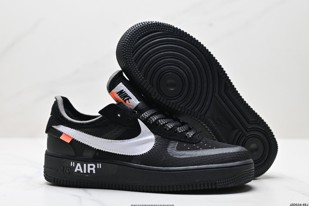 Nike Air Force 1 OW OFF-WHITE Collaboration Sneakers Comfortable casual basketball shoes for men and women