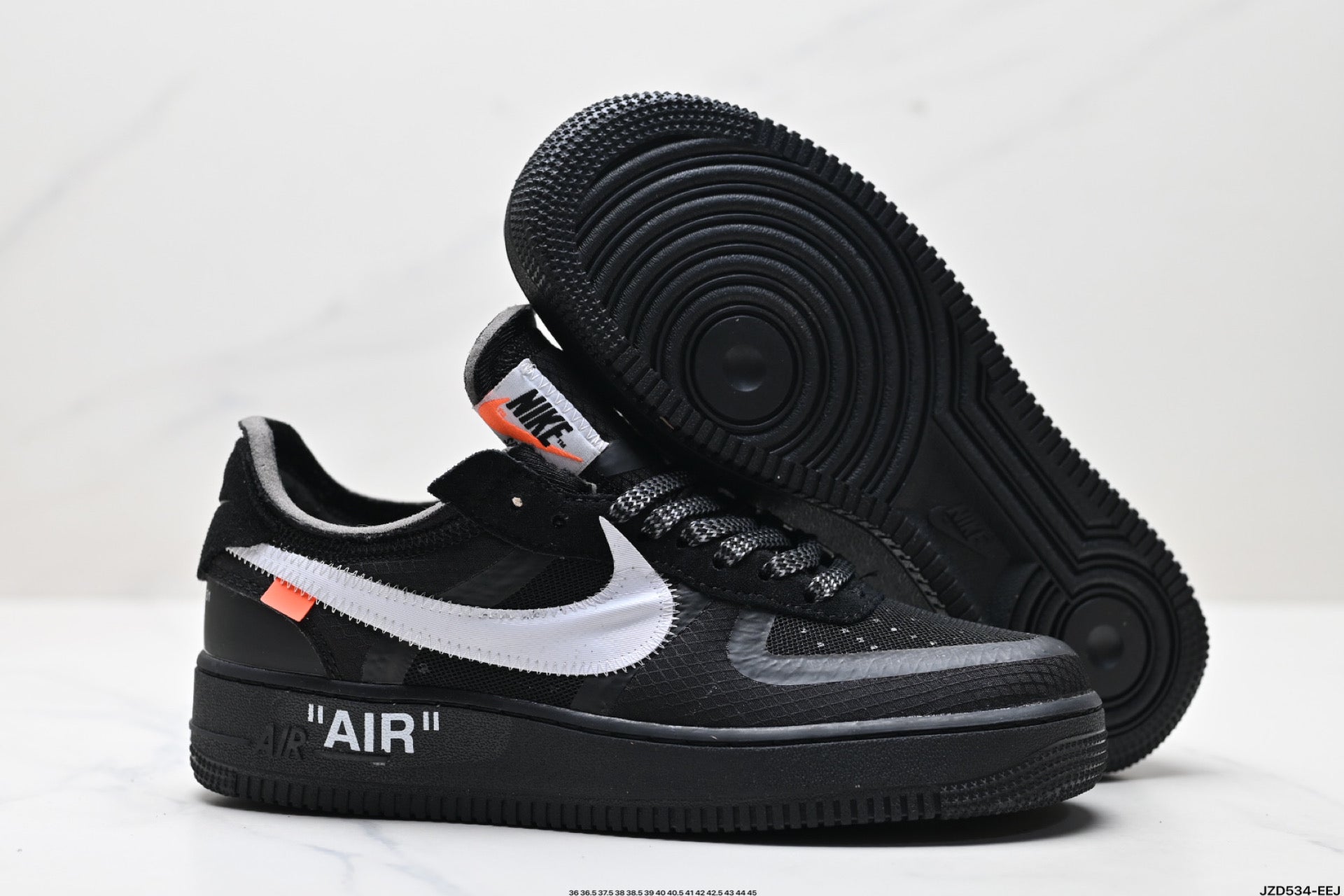Nike Air Force 1 OW OFF-WHITE Collaboration Sneakers Comfortable casual basketball shoes for men and women