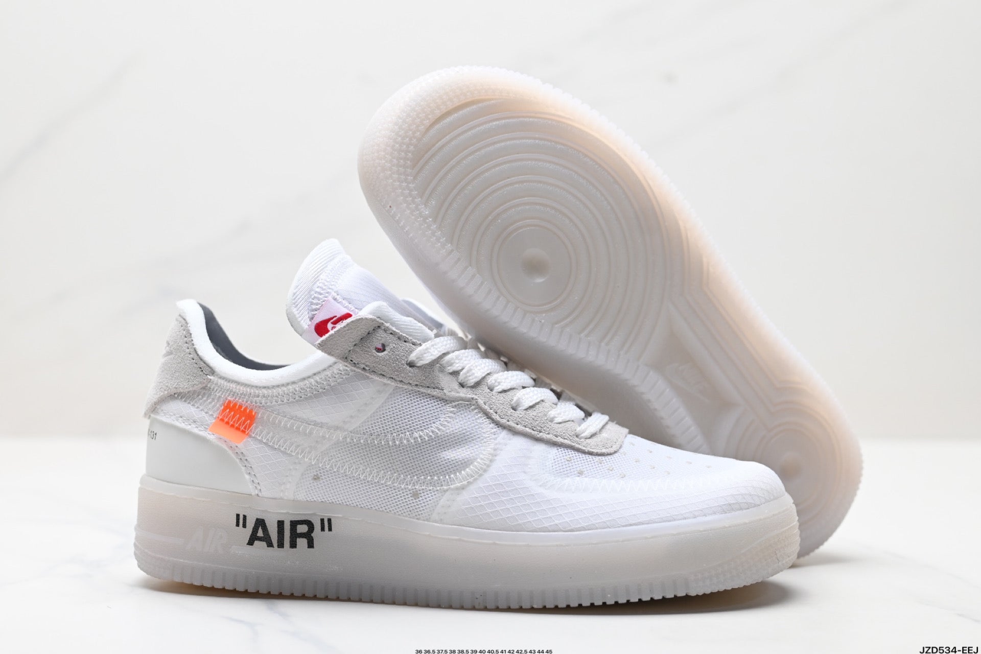 Nike Air Force 1 OW OFF-WHITE collaboration basketball shoes  Men's and women's running shoes, shock-absorbing sports shoes