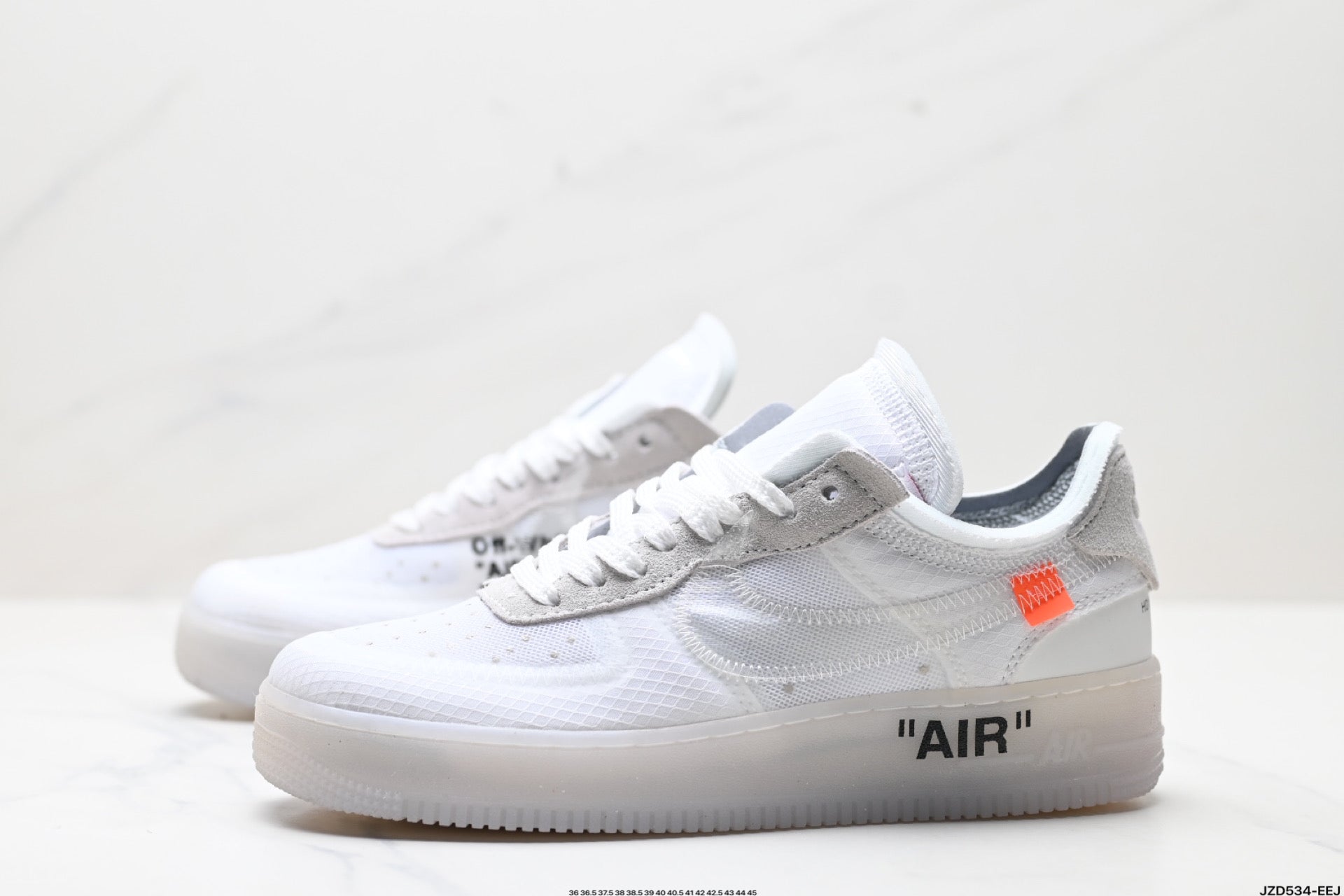Nike Air Force 1 OW OFF-WHITE collaboration basketball shoes  Men's and women's running shoes, shock-absorbing sports shoes