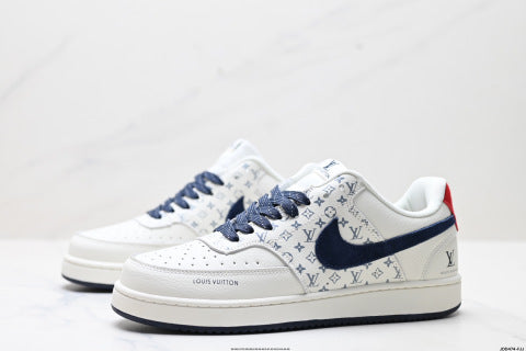 NIKE LV collaboration sneakers Breathable and non-slip basketball shoes, versatile casual sports shoes
