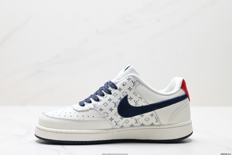 NIKE LV collaboration sneakers Breathable and non-slip basketball shoes, versatile casual sports shoes