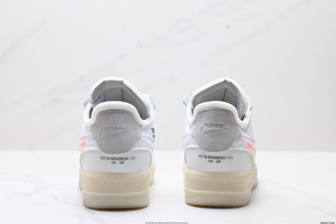 Nike Air Force 1 OFF-WHITE collaboration basketball shoes Summer athletic shoes, comfortable men's and women's shoes
