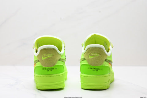 Nike Air Force 1 OFF-WHITE Collaboration Sneakers Breathable and non-slip basketball shoes for men and women