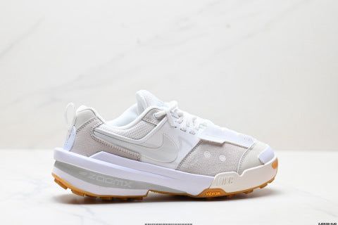 Sacai x Nike Zegamadome Collaboration Sneakers  Breathable and non-slip casual basketball shoes for men and women