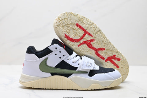 Nike Jordan Cut The Check Jumpman Jack TR Collaboration Sneakers New running shoes with shock absorption, suitable for men and women.