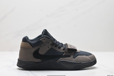 Nike Jordan Cut The Check Jumpman Jack TR Collaboration Sneakers Non-slip, versatile, casual low-top sneakers, men's and women's shoes
