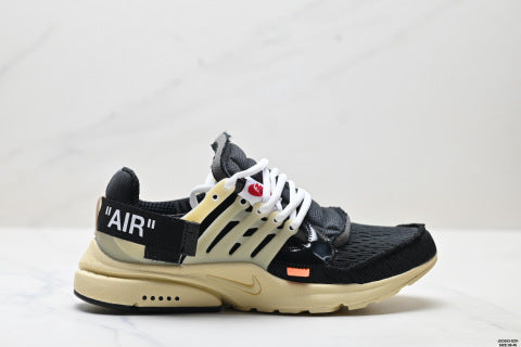 Nike Air Presto 2.0 OFF-WHITE collaboration basketball shoes Men's and women's shoes, versatile casual sports shoes