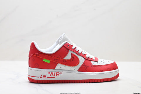 Nike Air Force 1 LV Collaboration Low-Top Sneakers  Men's and women's shoes, non-slip and versatile sports shoes