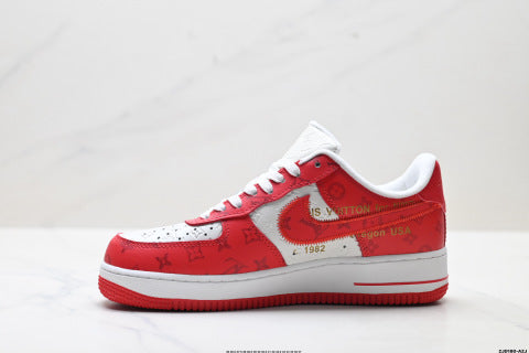 Nike Air Force 1 LV Collaboration Low-Top Sneakers  Men's and women's shoes, non-slip and versatile sports shoes