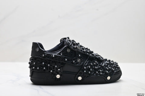 Swarovski x Nike Air Force 1 sneakers Fashionable casual low-top sneakers, women's shoes, couple shoes